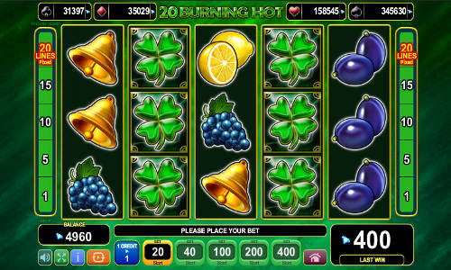 20 Burning Hot free slot