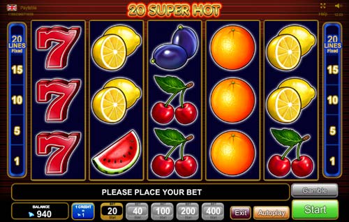 20 Super Hot free slot