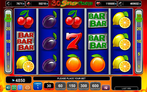 30 Spicy Fruits free slot