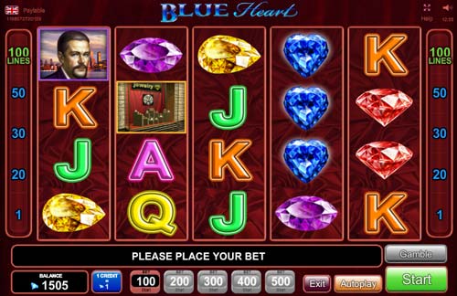 Blue Heart free slot