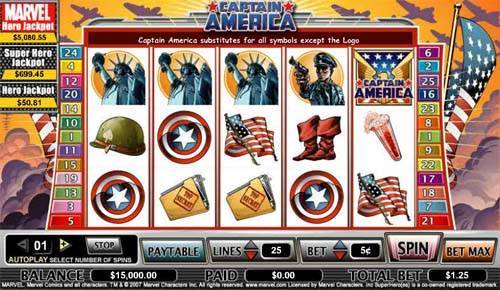 Captain America jackpot