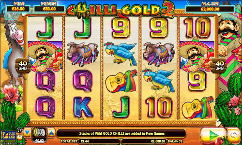 Chilli Gold x2 jackpot