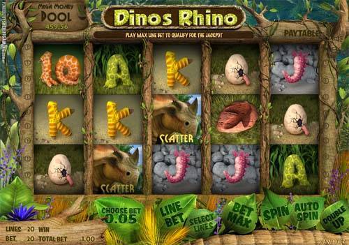 Dinos Rhino jackpot