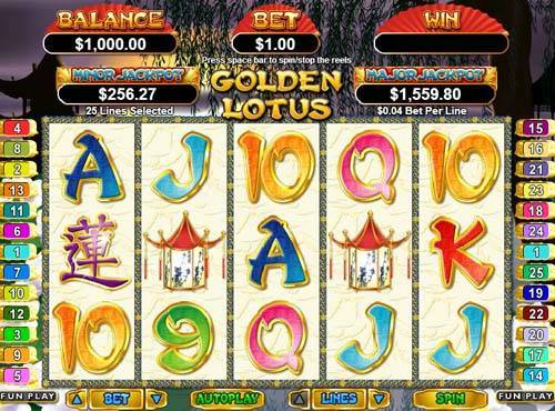 Golden Lotus jackpot