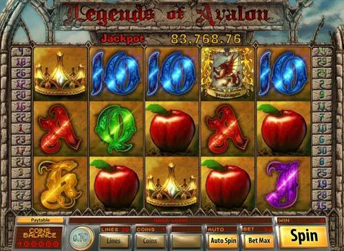 Legends of Avalon jackpot