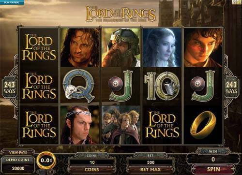 Lord of the Rings Jackpot slot