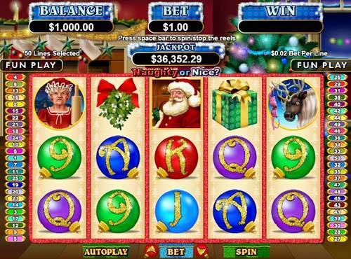 Naughty Or Nice jackpot