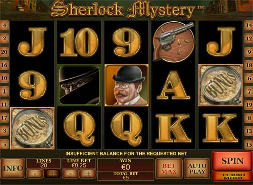 Sherlock Mystery free slot