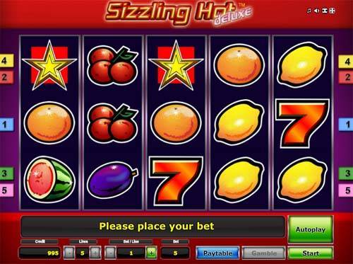 Sizzling Hot Deluxe free slot