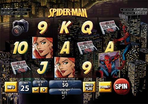 Spiderman slot