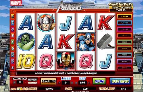 The Avengers jackpot