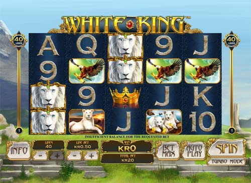 White King free slot